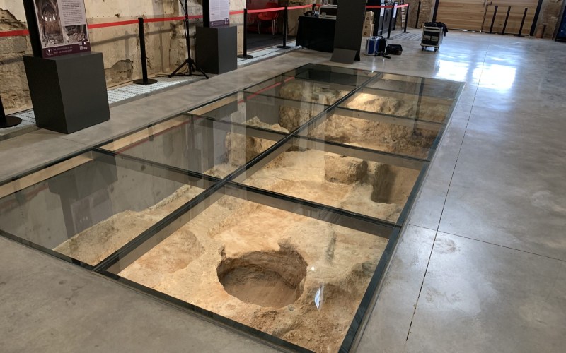 Restos arqueológicos del Museo de Momias de Quinto