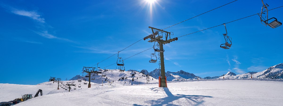 Telesilla de esquí en Baqueira_Beret