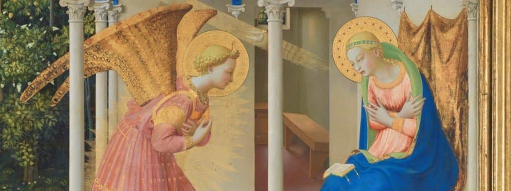 la anunciación de fra angelico, La Anunciación de Fra Angelico