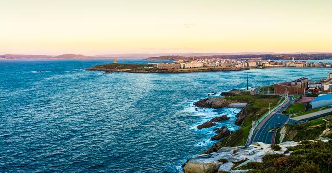 Panorámica de A Coruña capital