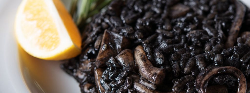 receta de arroz negro, Receta de arroz negro con ali-oli