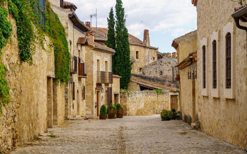 Calles de la villa medieval de Pedraza