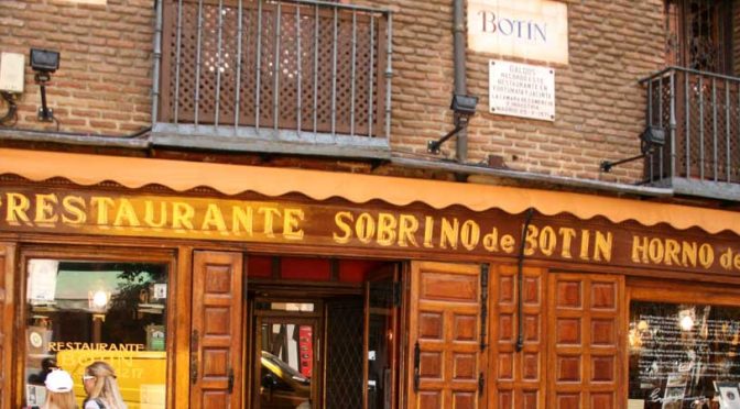 restaurante botín, Restaurante Botín: El más antiguo del Mundo