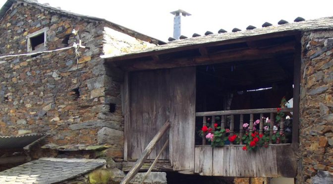 Pueblo de Argul, en Asturias