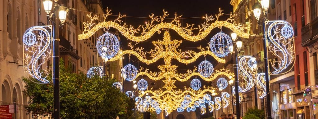 ciudades de España con más luces de navidad