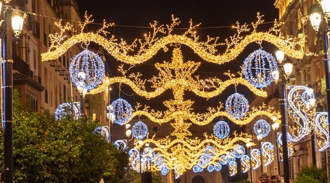 ciudades de España con más luces de navidad