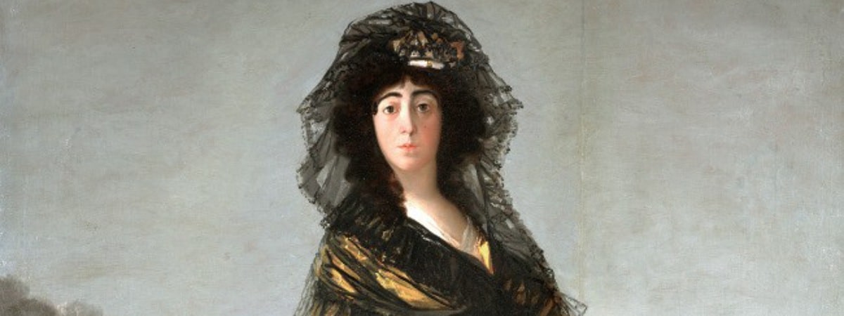 Retrato de la duquesa de Alba de negro