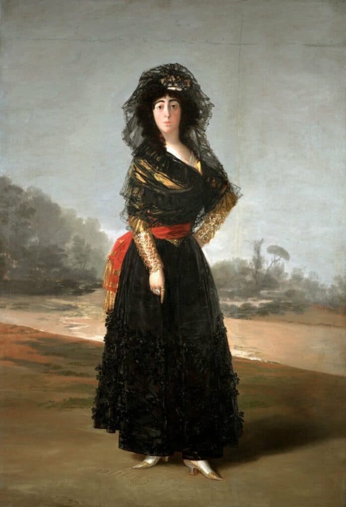 Retrato de la duquesa de Alba de negro