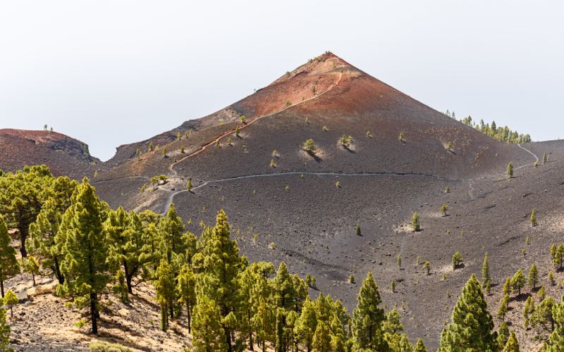 Vistas volcánicas de La Palma