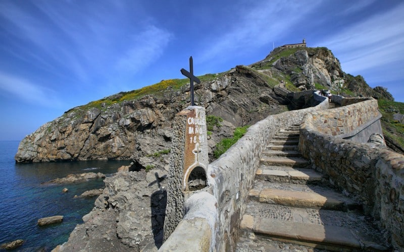 Las escaleras de San Juan de Gaztelugatxe, las más famosas de Juego de Tronos
