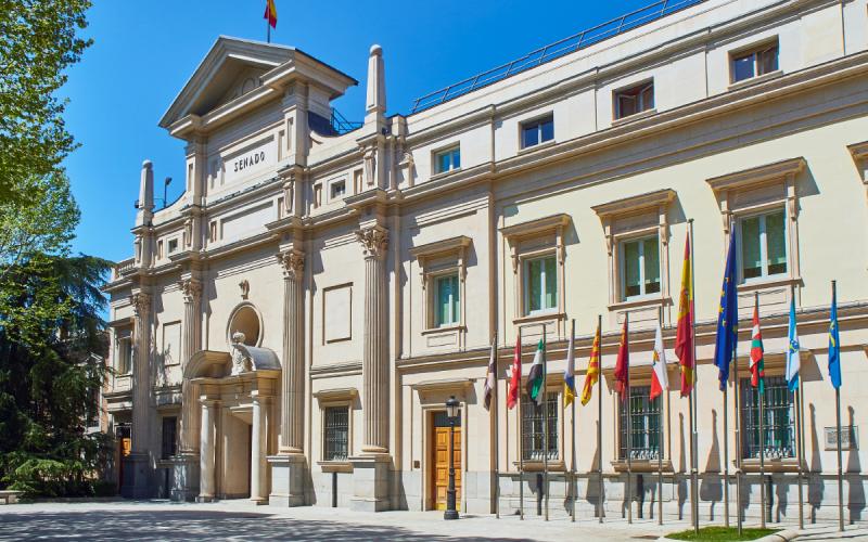 Palacio del Senado en Madrid