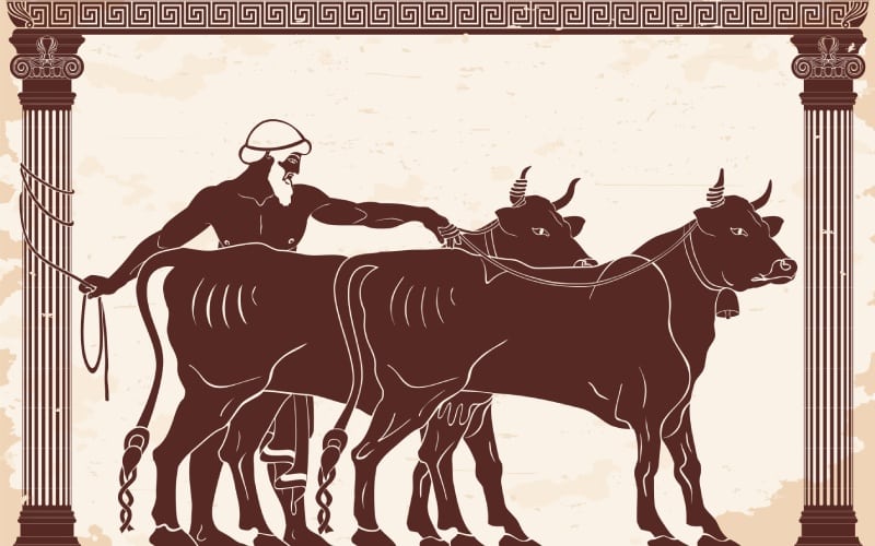 Hércules con el ganado de Gerión. | Shutterstock