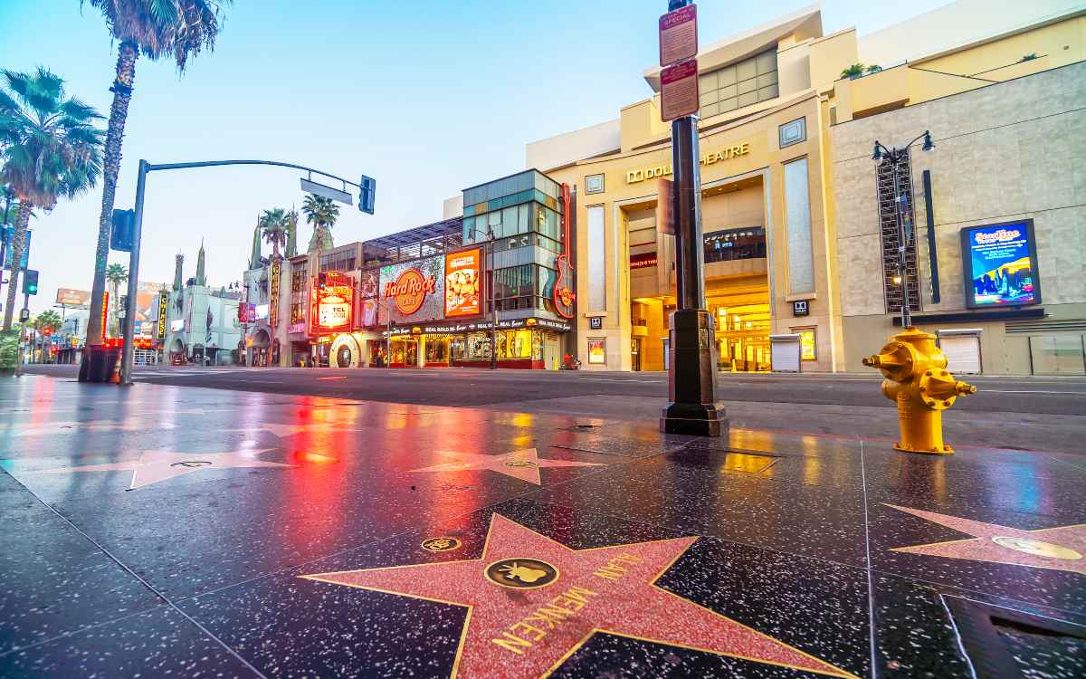 Paseo de la fama de Hollywood, en Los Ángeles