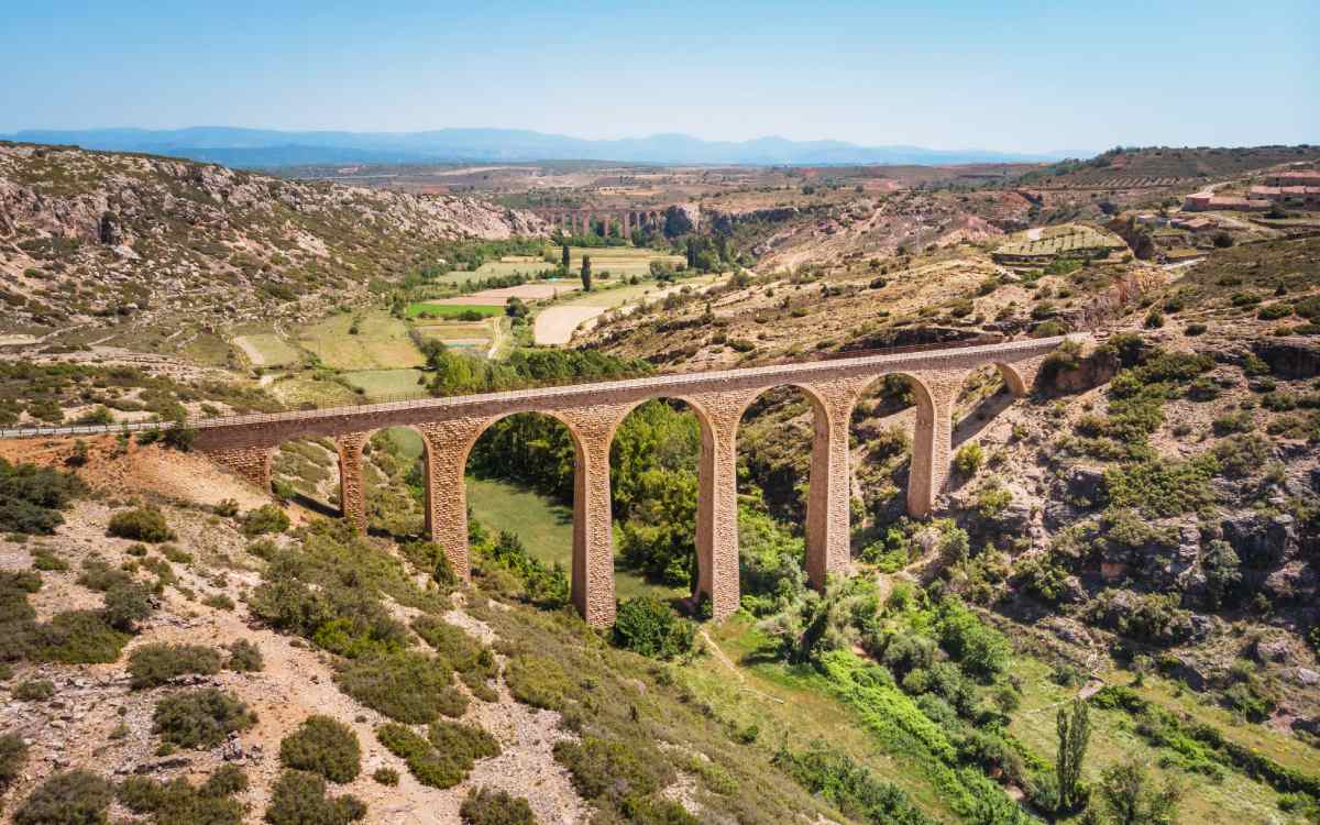 La vía verde en su paso por Teruel