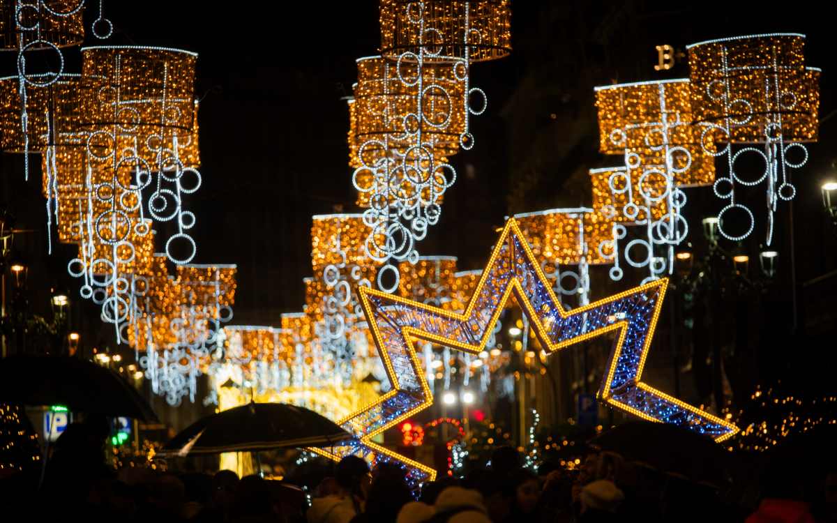 Luces navideñas en Vigo