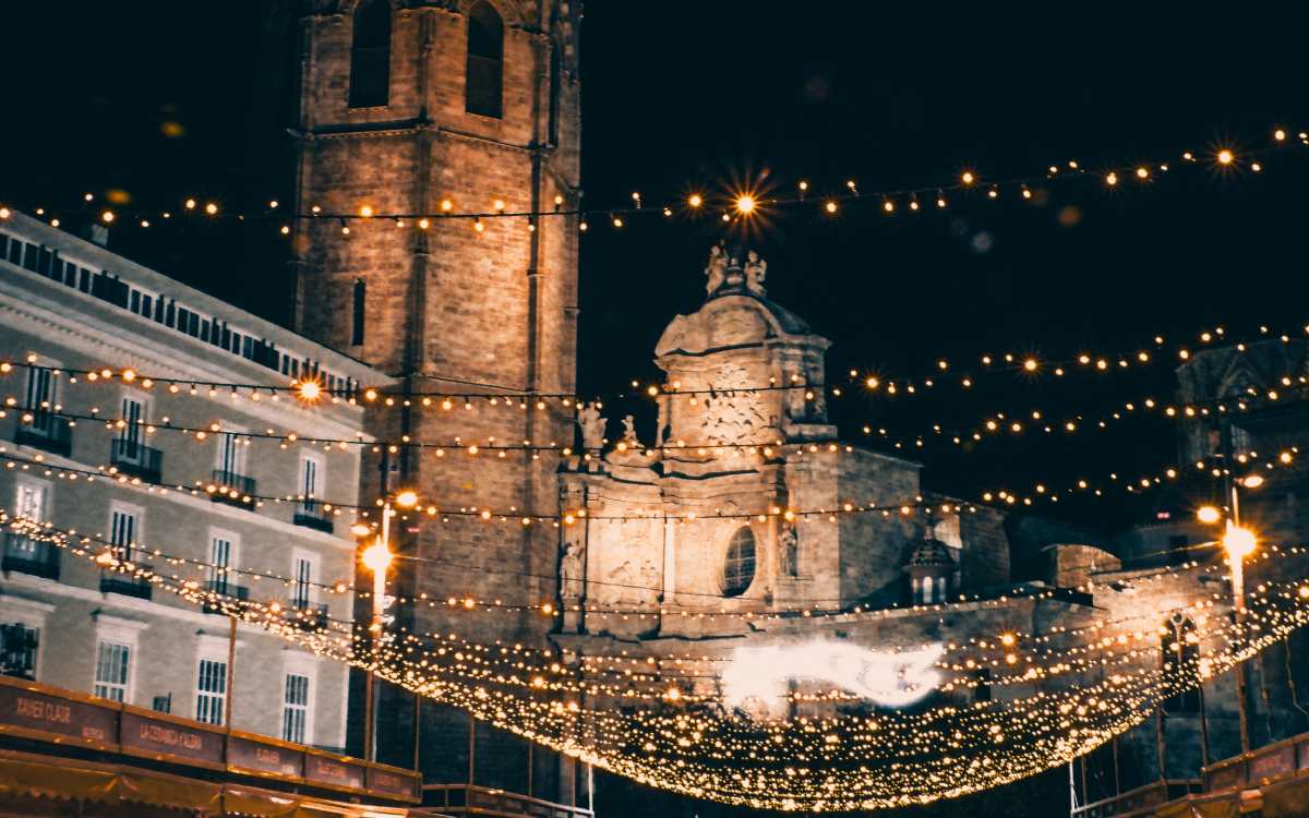 Luces navideñas en Valencia