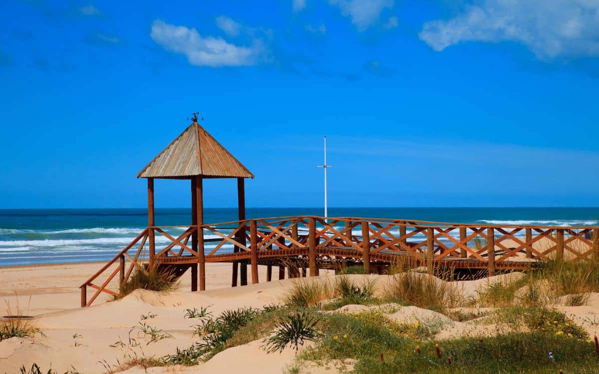 Playa de la Cortadura en Cádiz
