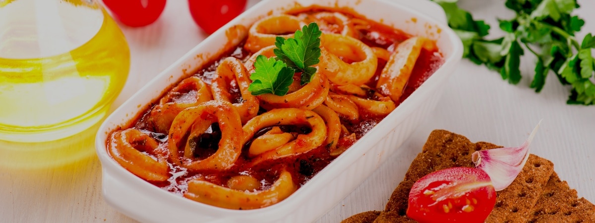 Receta de calamares en salsa de tomate
