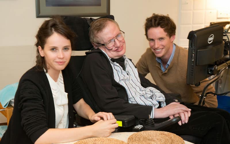 Stephen Hawking, Stephen Hawking a través de la pantalla