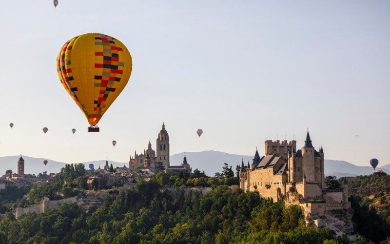 Viajes en globo por Segovia