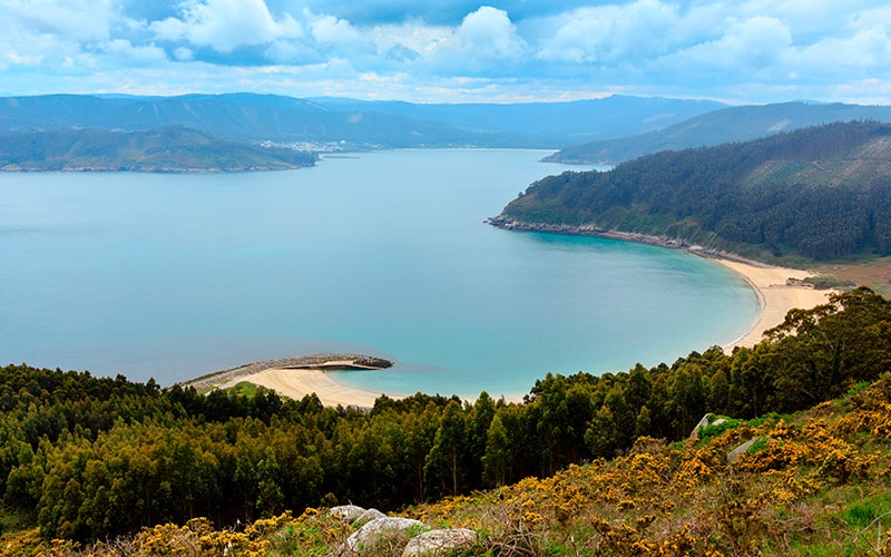 playas vírgenes galicia, Playas vírgenes de los parques naturales de Galicia