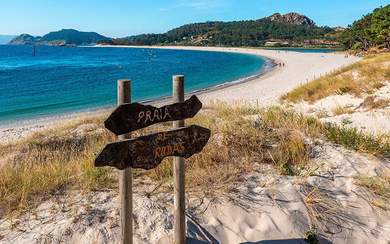 playas vírgenes galicia, Playas vírgenes de los parques naturales de Galicia